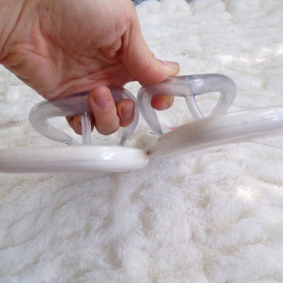 Melissa white flip flops 9 - Picture 4 of 8